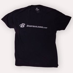 Bodybuilding Black Large T-shirt